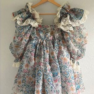 Selkie Sugarfrill Dress For Lamour Print NWT